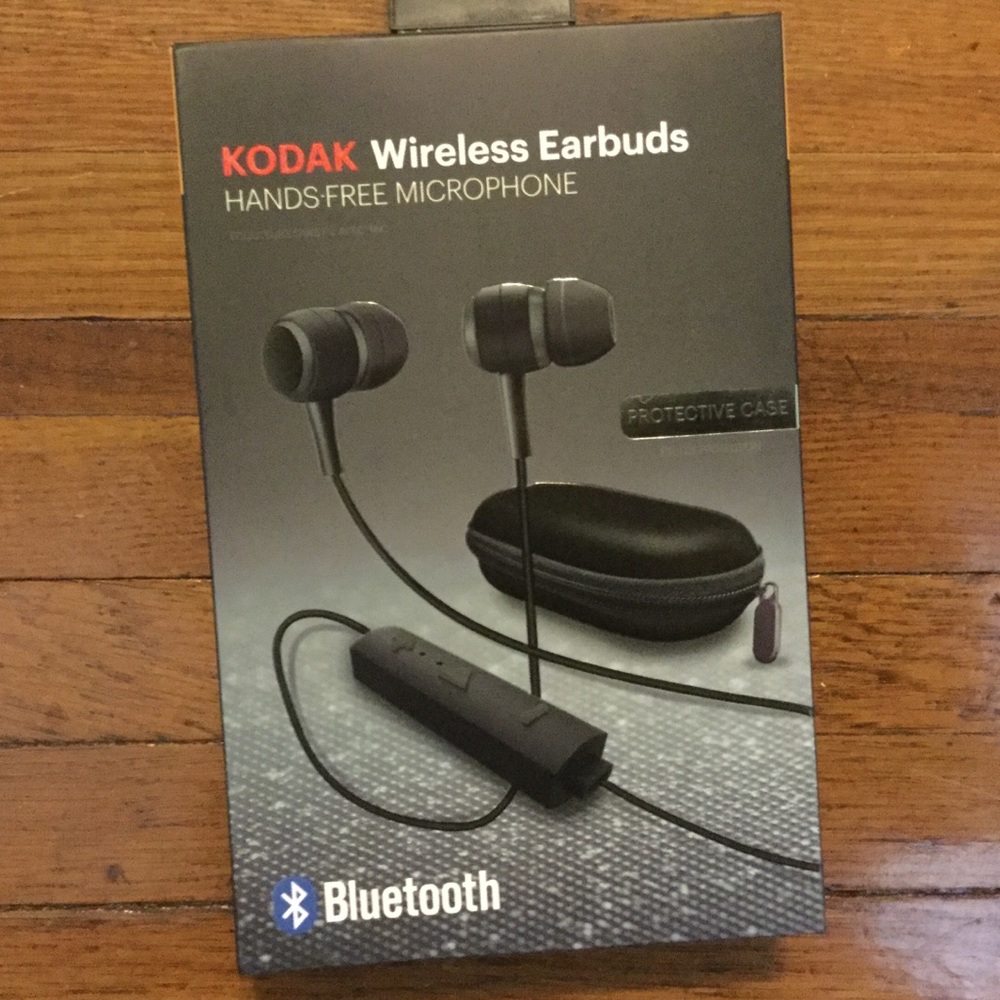 Kodak Wireless Bluetooth Earbuds, NWT